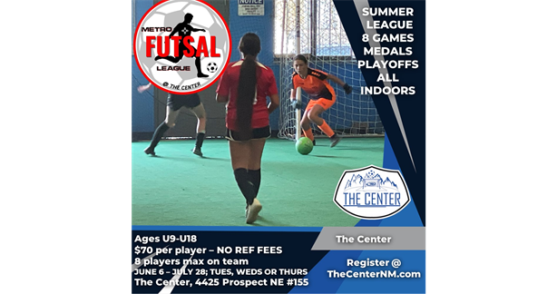 Metro Summer Futsal League kicks-off at The Center June 6, 2023!  